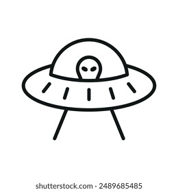 Ufo icon vector design templates simple and modern concept