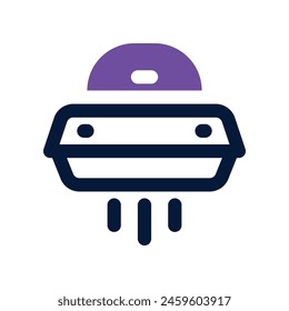 ufo icon. vector dual tone icon for your website, mobile, presentation, and logo design.