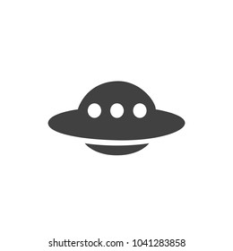 UFO icon vector flat