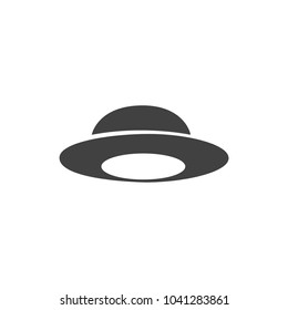 UFO icon vector flat