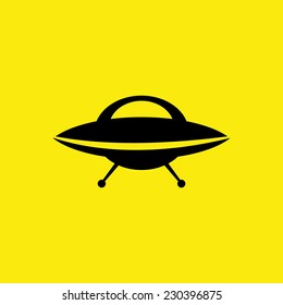 UFO icon. VECTOR illustration