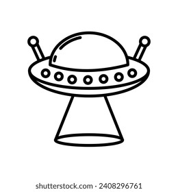 UFO-Symbol in Vektorgrafik. Illustration