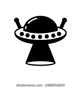 UFO-Symbol in Vektorgrafik. Illustration