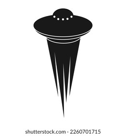 Diseño de ilustración de vector de icono de OVNI