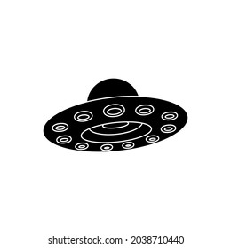 Ufo icon vector set. spaceship illustration sign collection. alien symbol.