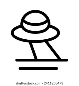 Ufo Icon Vector Symbol Design Illustration