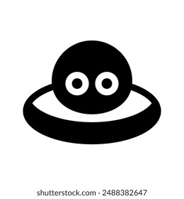 Ufo Icon Vector Symbol Design Illustration