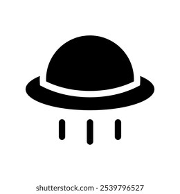 Ufo Icon Vector Symbol Design Illustration