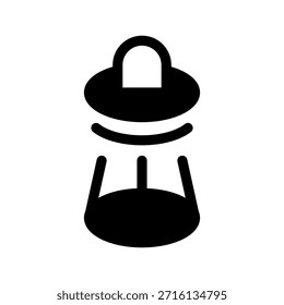 Ufo Icon Vector Symbol Design Illustration