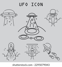 ufo icon for your belief in its existence