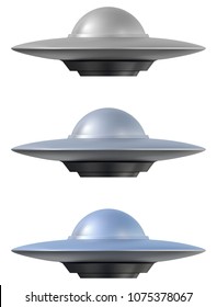 UFO isolated on white