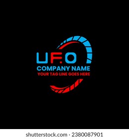 UFO letter logo vector design, UFO simple and modern logo. UFO luxurious alphabet design  