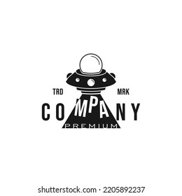 Vektordesign-Illustration des Ufo-Logos