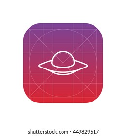 UFO line icon