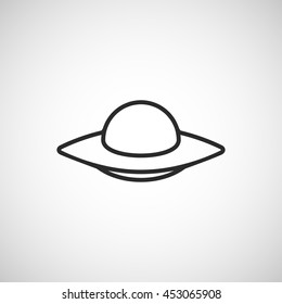 UFO line icon