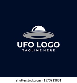 UFO Logo Design Vector Template