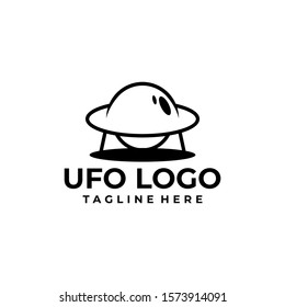 UFO Logo Design Vector Template