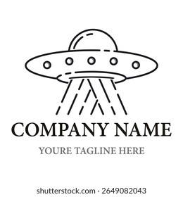 UFO logo template icon design