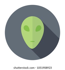 Ufo with long shadow