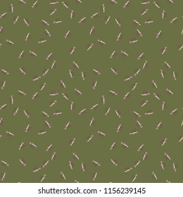 UFO military camouflage seamless pattern in green and different shades of brown color. Seamless repeat camo pattern, spring or summer camoflauge forest print, background, paintball or strikeball