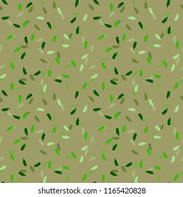 UFO military camouflage seamless pattern in in different shades of green color. Seamless repeat camo pattern, spring, summer forest or urban camoflauge, background, paintball or strikeball print