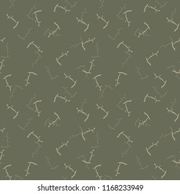 UFO military camouflage seamless pattern in in different shades of green and beige colors. Seamless repeat camo pattern, summer forest or urban camoflauge, background, paintball or strikeball print