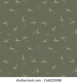 UFO military camouflage seamless pattern in in different shades of green and beige colors. Seamless repeat camo pattern, summer forest or urban camoflauge, background, paintball or strikeball print
