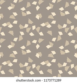 UFO military camouflage seamless pattern in different shades of beige and brown colors. Seamless repeat dirt camo pattern, mud urban camoflauge, background, paintball or strikeball print