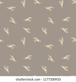UFO military camouflage seamless pattern in different shades of beige and brown colors. Seamless repeat dirt camo pattern, mud urban camoflauge, background, paintball or strikeball print
