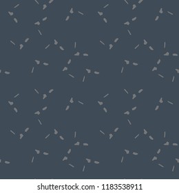 UFO military camouflage seamless pattern in different shades of grey and navy blue colors. Seamless repeat camo pattern, dark urban camoflauge, background, paintball or strikeball print
