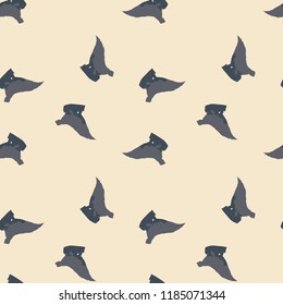 UFO military camouflage seamless pattern in different shades of beige, grey and navy blue colors. Seamless repeat camo pattern, sand urban camoflauge, background, paintball or strikeball print