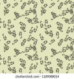 UFO military camouflage seamless pattern in different shades of green color. Seamless repeat field or desert camo pattern, urban camoflauge, background, paintball or strikeball print
