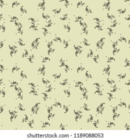 UFO military camouflage seamless pattern in different shades of green color. Seamless repeat field or desert camo pattern, urban camoflauge, background, paintball or strikeball print
