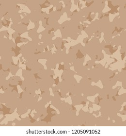 UFO military camouflage seamless pattern in different shades of beige and brown colors. Seamless repeat camo pattern, desert or urban camoflauge, background, sand paintball or strikeball print