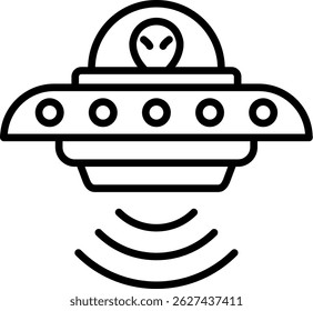 Ufo New Creative Icon Design Vector