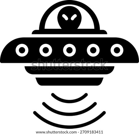 Ufo New Creative Icon Design Vector