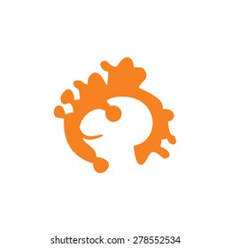 UFO newcomer sign. Vector Illustration