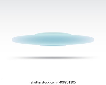 ufo on a white background