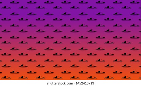 UFO pattern. Cartoon illustration of UFO pattern. Vector stock.