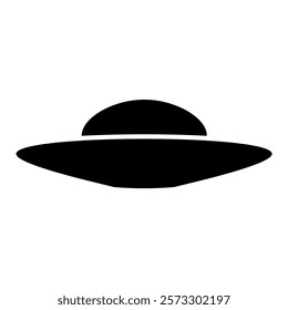 UFO plane icon. Vector image