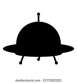 UFO plane icon. Vector image