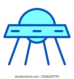 Barco OVNI para el icono del espacio