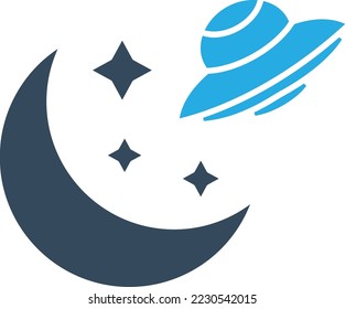 ufo shipVector Icon which is suitable for commercial work and easily modify or edit it
