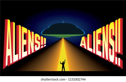 UFO Sighting Illustration