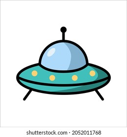 ufo - space icon vector design template
