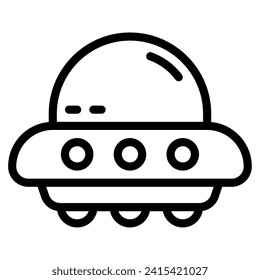 Ufo space technology object illustration