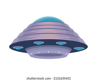 ufo space vehicle flying icon
