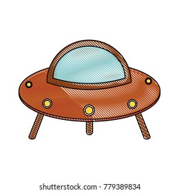 UFO spaceship cartoon