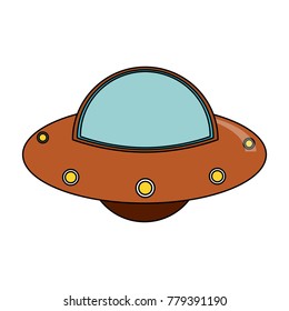 UFO spaceship cartoon