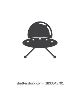 Ufo spaceship illustration vector flat design